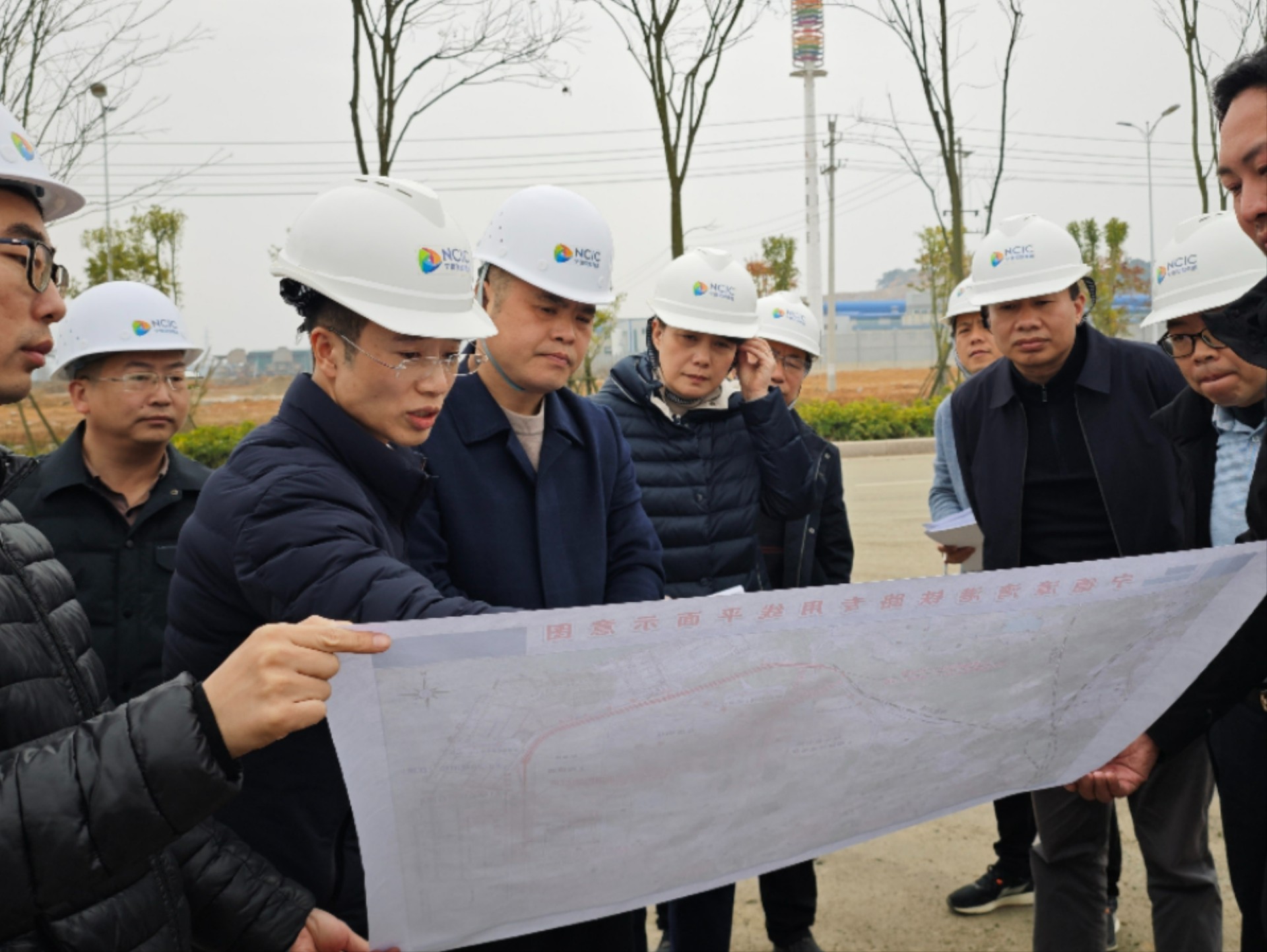 2024-2-29市彩运网集团领导深入市彩运网物流集团项目一线调研，，，，，章佳琦拍摄2.jpg